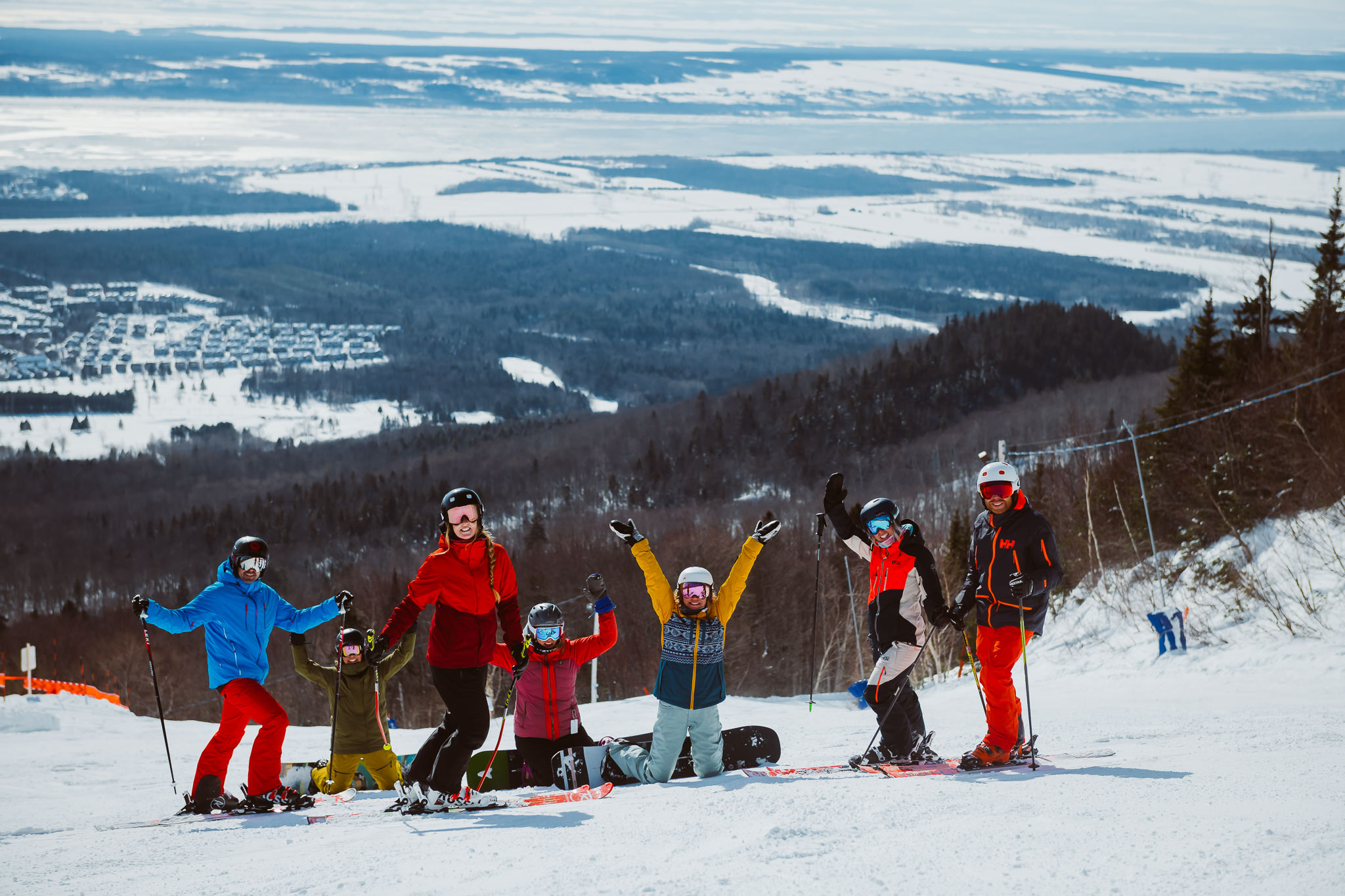 Family Ski Vacation in Quebec